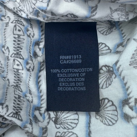 Robert Graham Fish Seashell Short Sleeve Shirt
Flip Cuff. Size 2XL - Picture 6 of 11